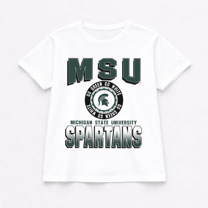MICHIGAN STATE SPARTANS ALL-TIME CLASSIC SHORT SLEEVE FLOWY TEE