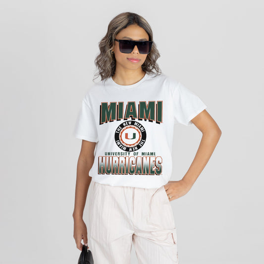 MIAMI HURRICANES ALL-TIME CLASSIC SHORT SLEEVE FLOWY TEE