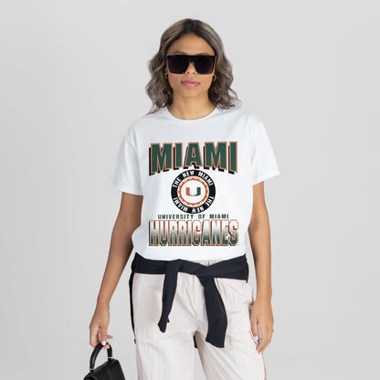 MIAMI HURRICANES ALL-TIME CLASSIC SHORT SLEEVE FLOWY TEE