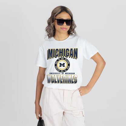 MICHIGAN WOLVERINES ALL-TIME CLASSIC SHORT SLEEVE FLOWY TEE