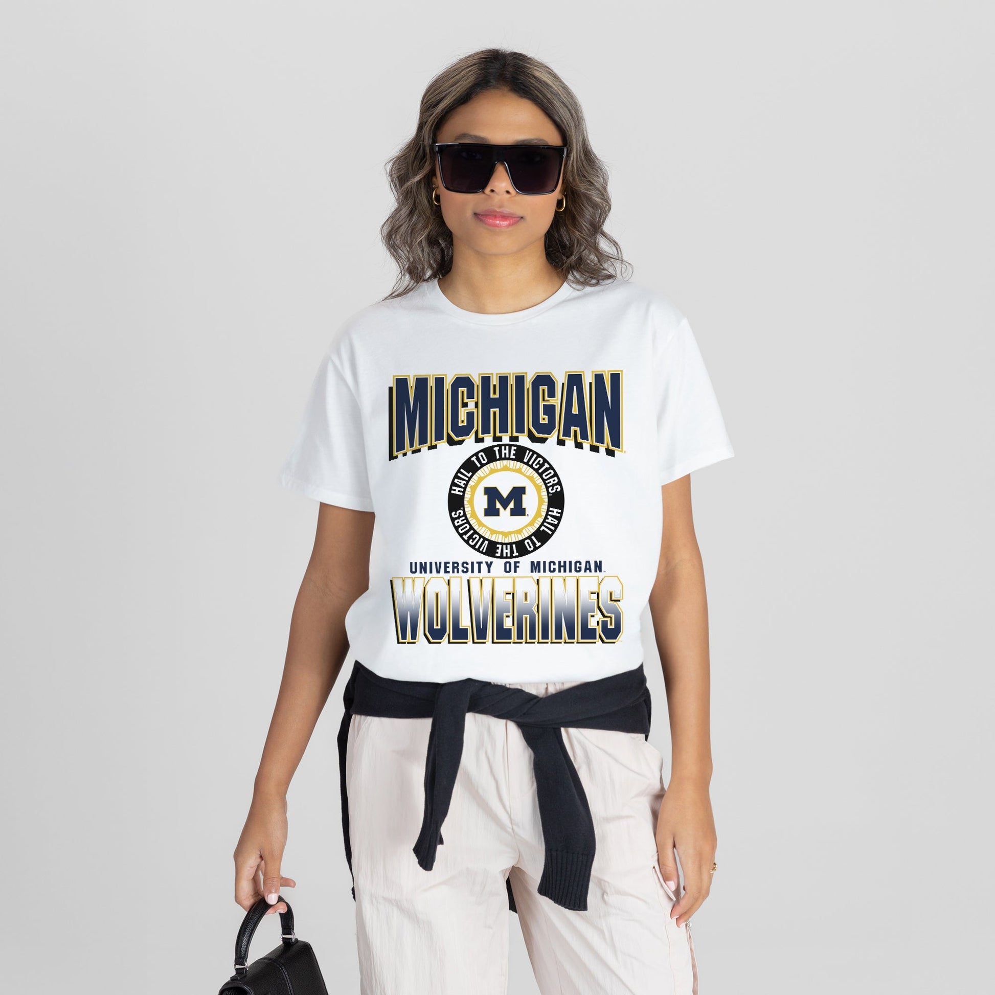 MICHIGAN WOLVERINES ALL-TIME CLASSIC SHORT SLEEVE FLOWY TEE