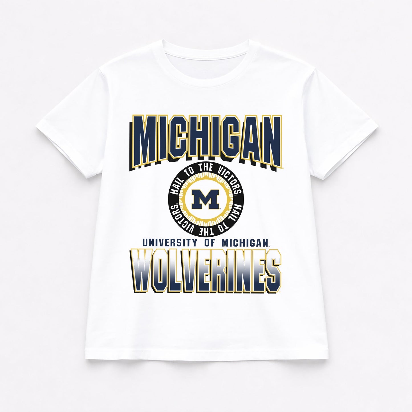 MICHIGAN WOLVERINES ALL-TIME CLASSIC SHORT SLEEVE FLOWY TEE