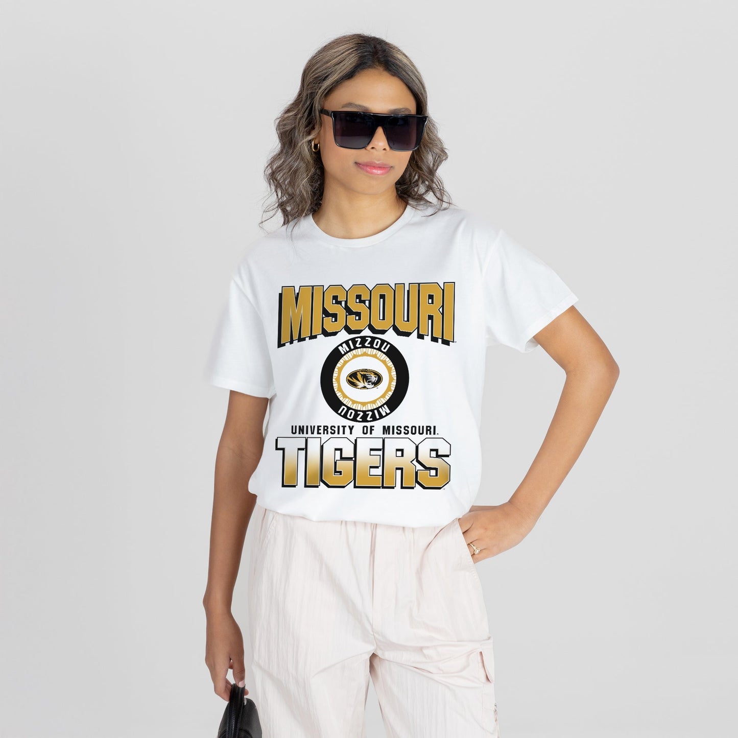 MISSOURI TIGERS ALL-TIME CLASSIC SHORT SLEEVE FLOWY TEE