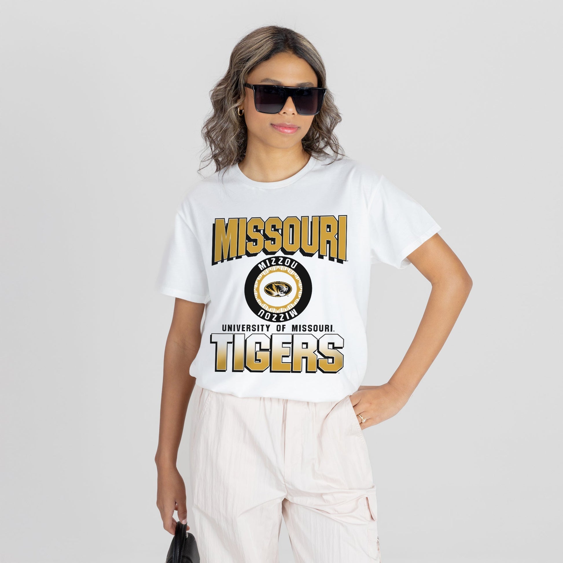 MISSOURI TIGERS ALL-TIME CLASSIC SHORT SLEEVE FLOWY TEE