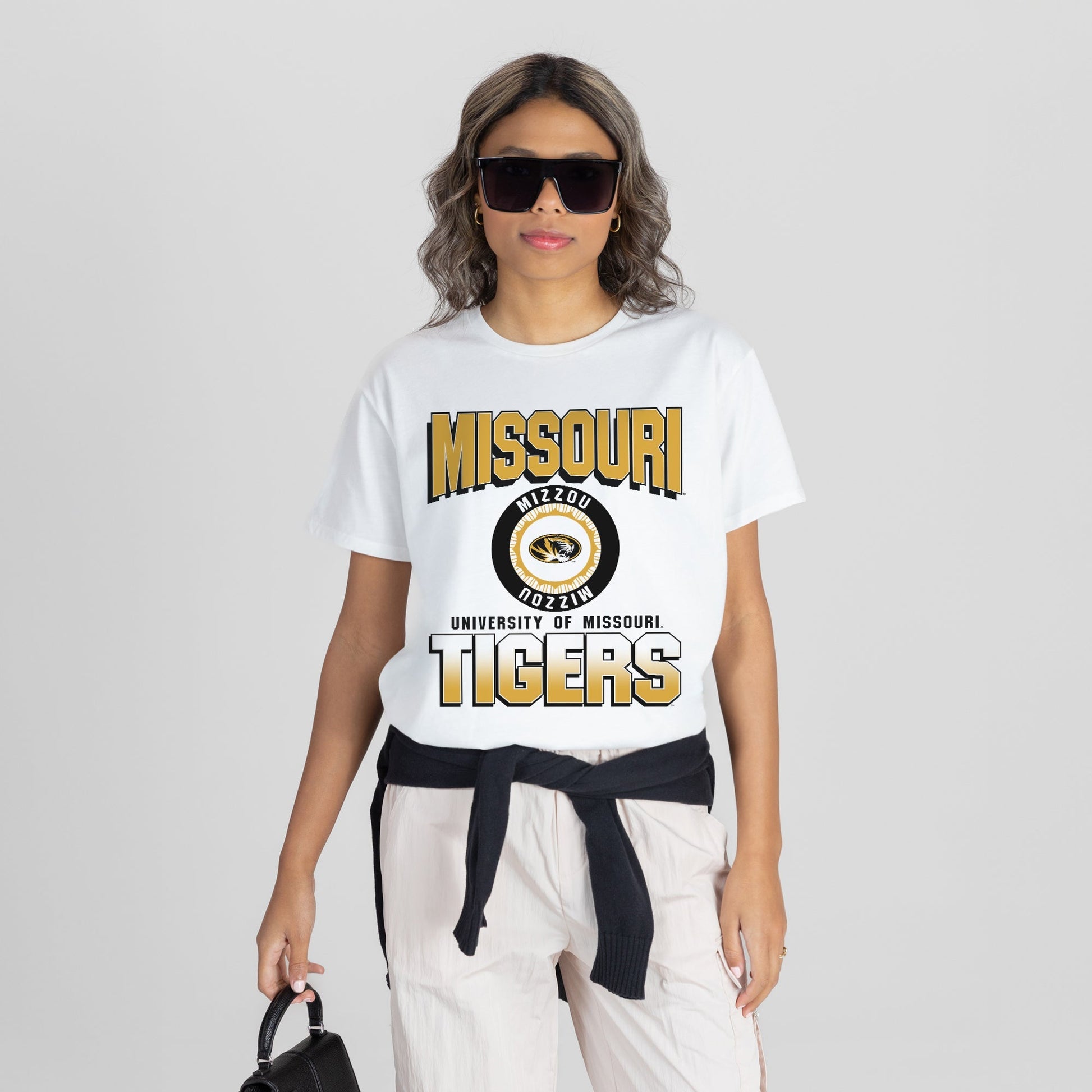 MISSOURI TIGERS ALL-TIME CLASSIC SHORT SLEEVE FLOWY TEE