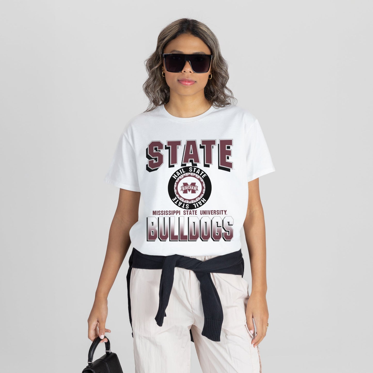 MISSISSIPPI STATE BULLDOGS ALL-TIME CLASSIC SHORT SLEEVE FLOWY TEE