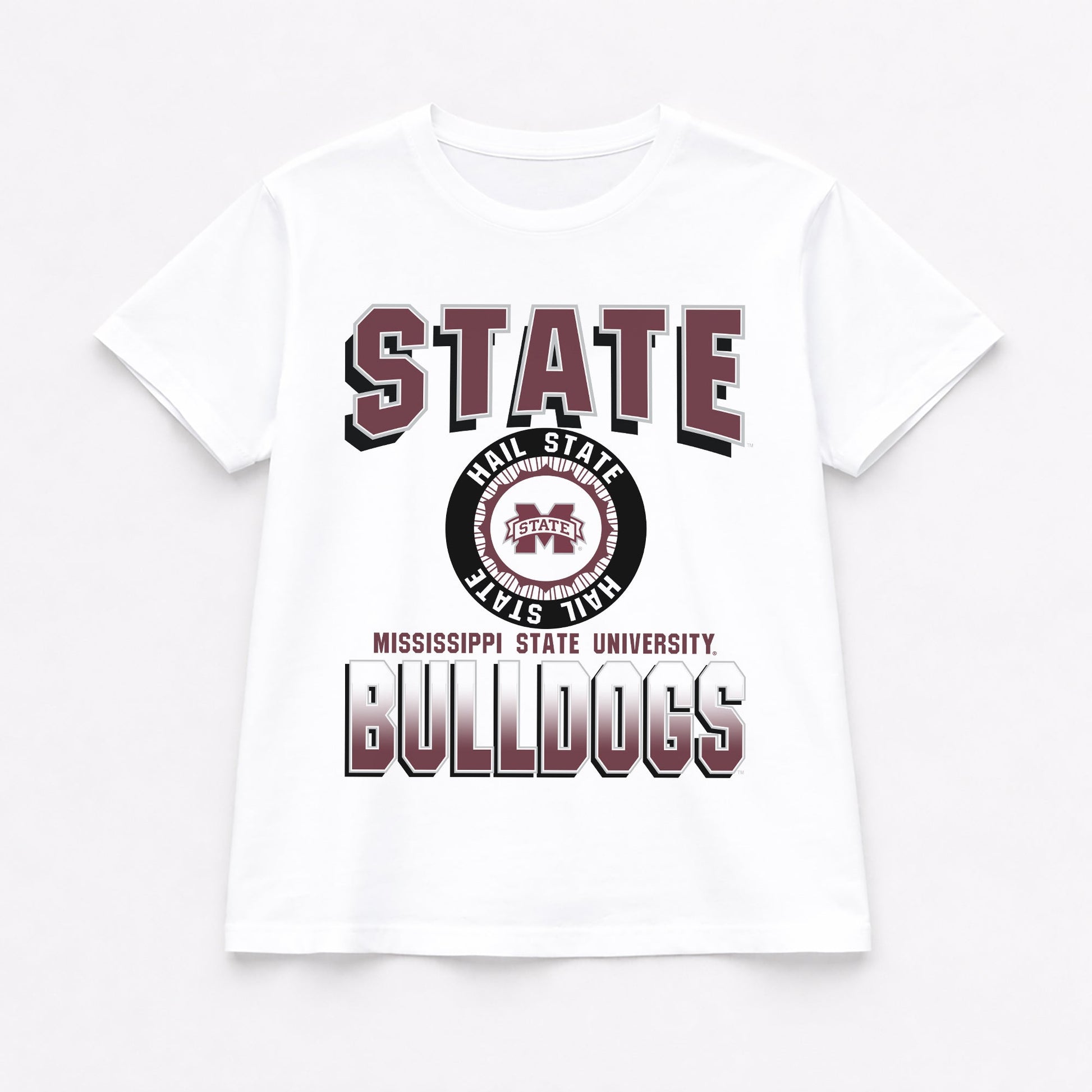 MISSISSIPPI STATE BULLDOGS ALL-TIME CLASSIC SHORT SLEEVE FLOWY TEE