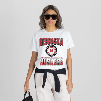 NEBRASKA CORNHUSKERS ALL-TIME CLASSIC SHORT SLEEVE FLOWY TEE