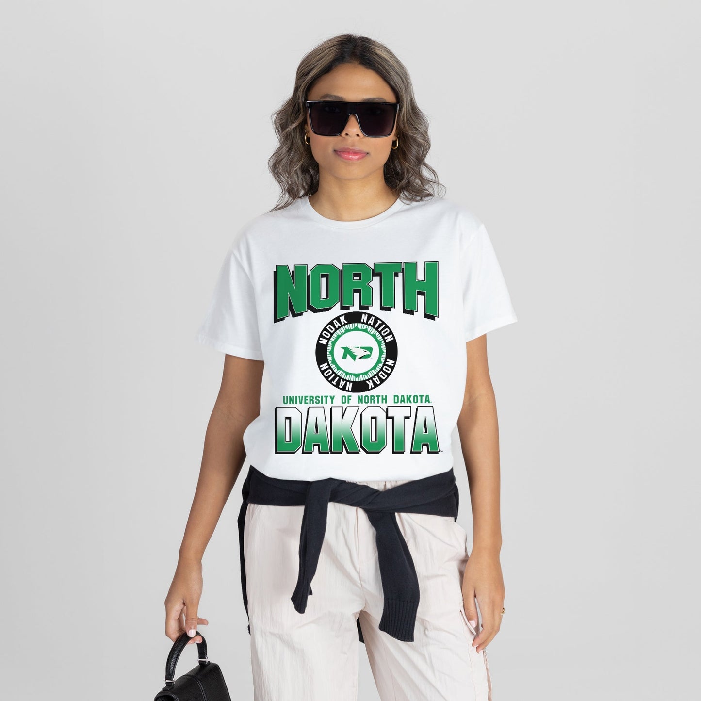 NORTH DAKOTA FIGHTING HAWKS ALL-TIME CLASSIC SHORT SLEEVE FLOWY TEE