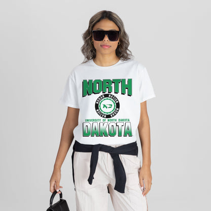 NORTH DAKOTA FIGHTING HAWKS ALL-TIME CLASSIC SHORT SLEEVE FLOWY TEE