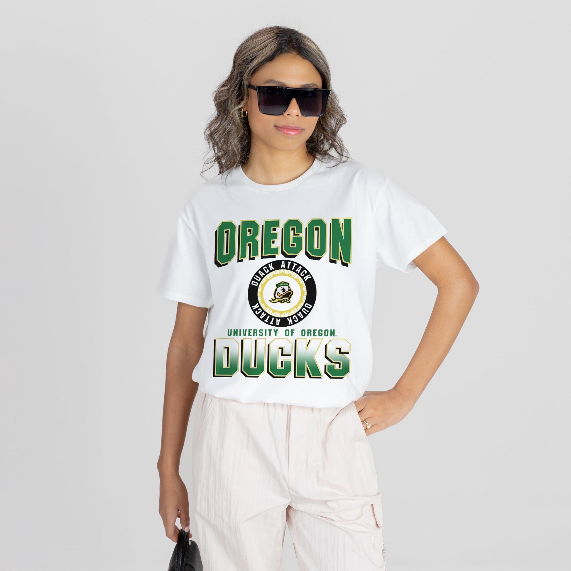 OREGON DUCKS ALL-TIME CLASSIC SHORT SLEEVE FLOWY TEE