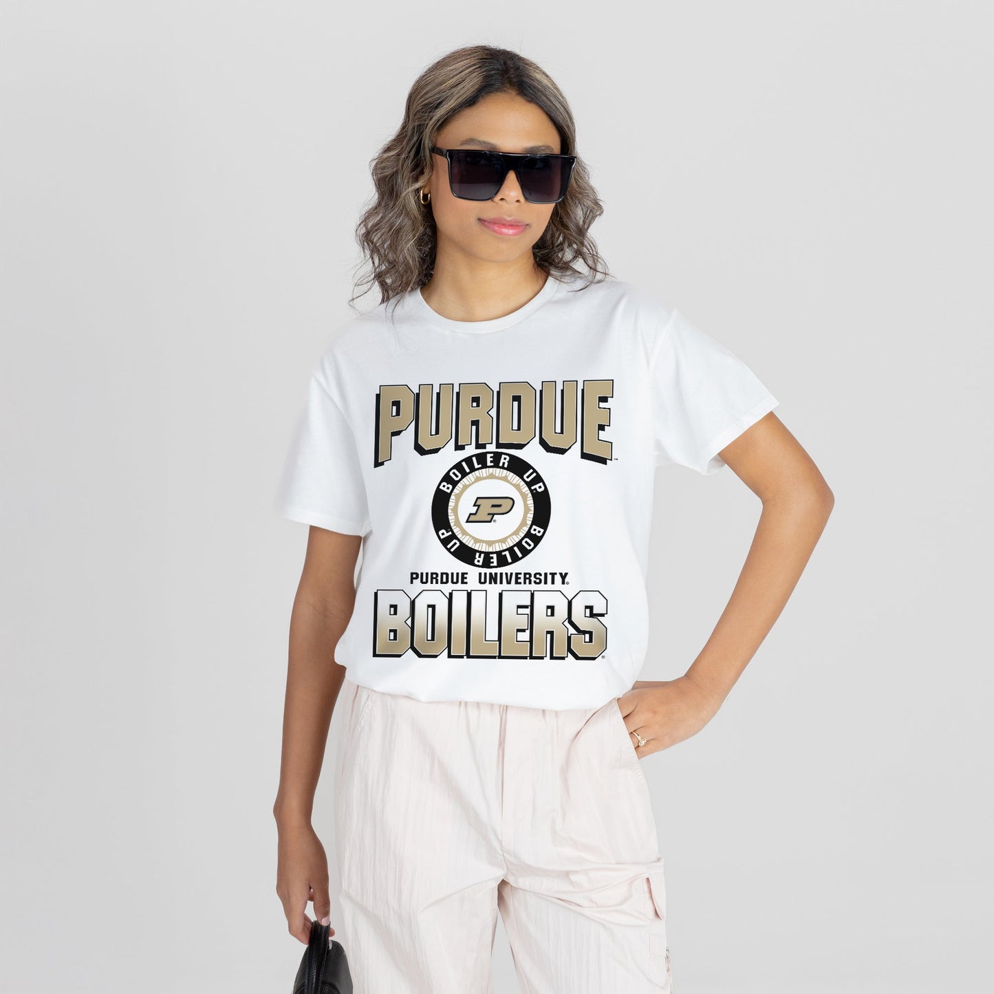 PURDUE BOILERMAKERS ALL-TIME CLASSIC SHORT SLEEVE FLOWY TEE