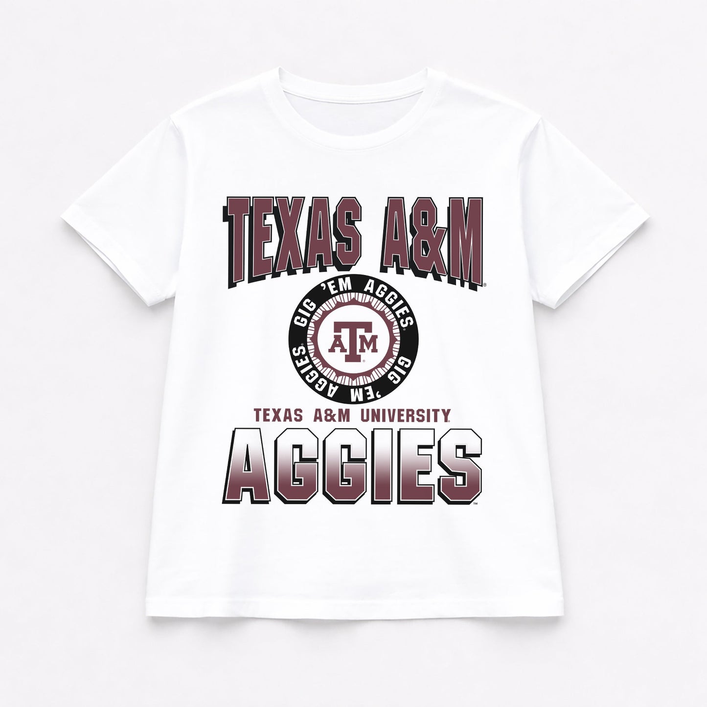 TEXAS A&M AGGIES ALL-TIME CLASSIC SHORT SLEEVE FLOWY TEE