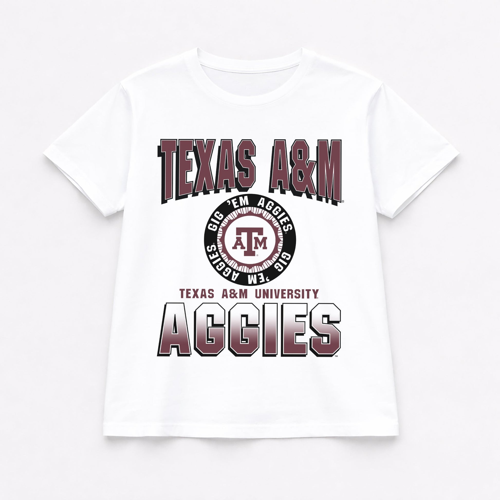 TEXAS A&M AGGIES ALL-TIME CLASSIC SHORT SLEEVE FLOWY TEE