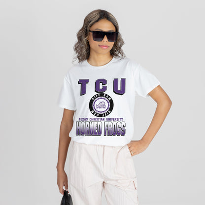 TCU HORNED FROGS ALL-TIME CLASSIC SHORT SLEEVE FLOWY TEE