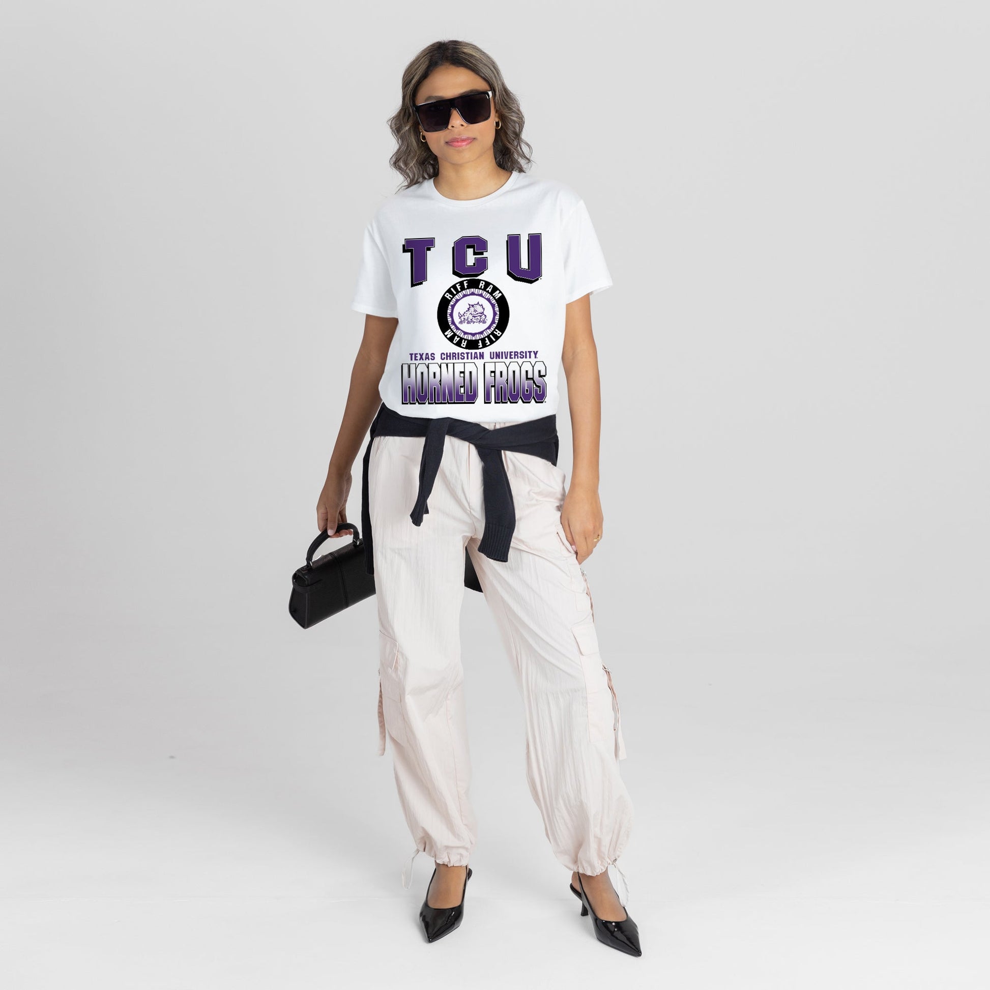 TCU HORNED FROGS ALL-TIME CLASSIC SHORT SLEEVE FLOWY TEE