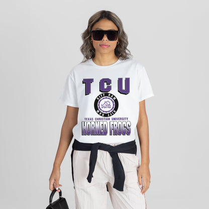 TCU HORNED FROGS ALL-TIME CLASSIC SHORT SLEEVE FLOWY TEE