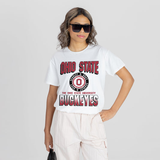 OHIO STATE BUCKEYES ALL-TIME CLASSIC SHORT SLEEVE FLOWY TEE