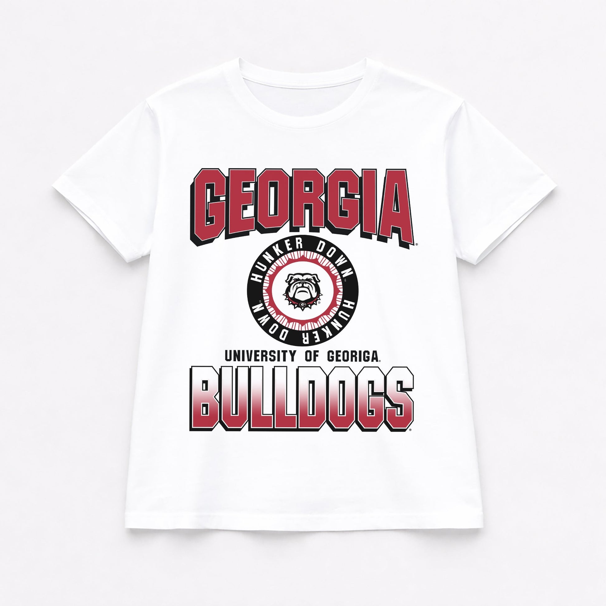 GEORGIA BULLDOGS ALL-TIME CLASSIC SHORT SLEEVE FLOWY TEE