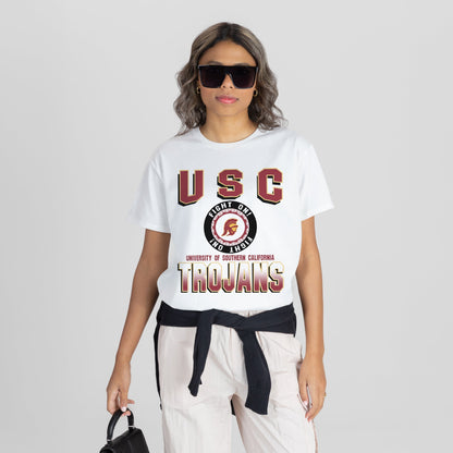 USC TROJANS ALL-TIME CLASSIC SHORT SLEEVE FLOWY TEE