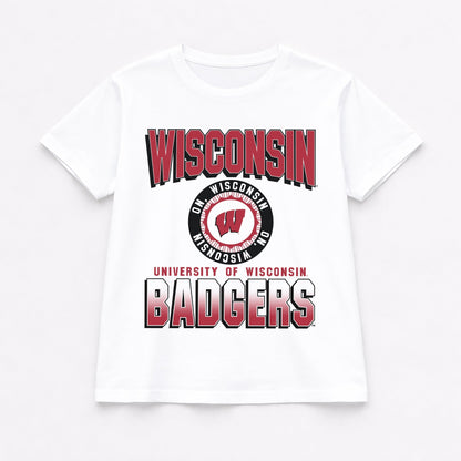 WISCONSIN BADGERS ALL-TIME CLASSIC SHORT SLEEVE FLOWY TEE