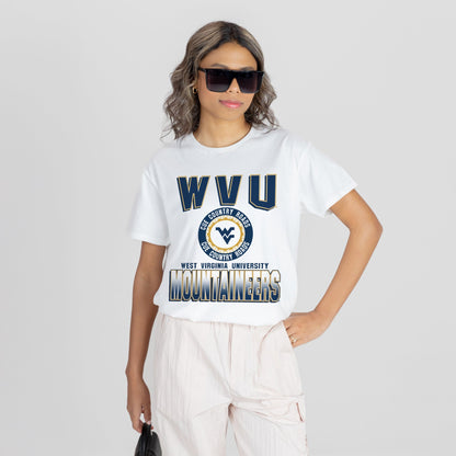 WEST VIRGINIA MOUNTAINEERS ALL-TIME CLASSIC SHORT SLEEVE FLOWY TEE