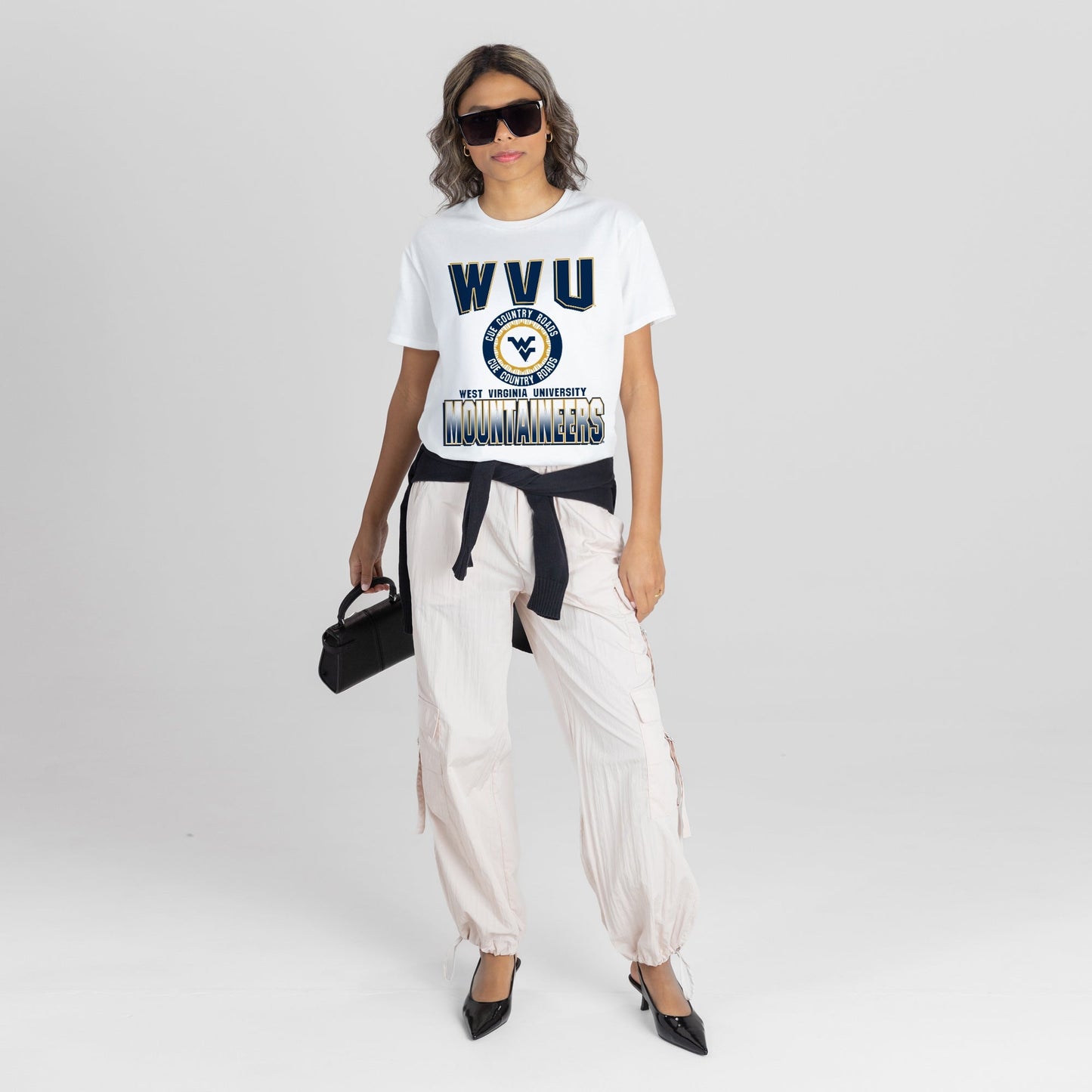 WEST VIRGINIA MOUNTAINEERS ALL-TIME CLASSIC SHORT SLEEVE FLOWY TEE