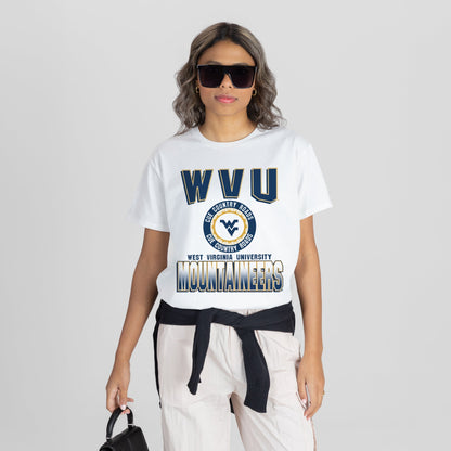 WEST VIRGINIA MOUNTAINEERS ALL-TIME CLASSIC SHORT SLEEVE FLOWY TEE