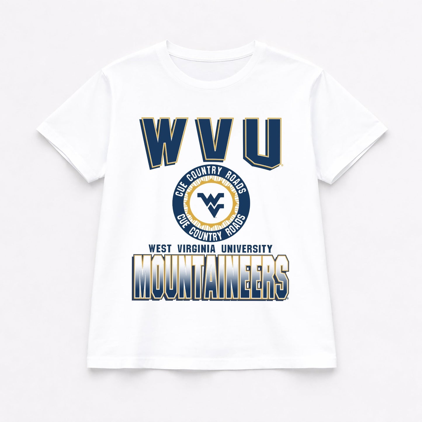 WEST VIRGINIA MOUNTAINEERS ALL-TIME CLASSIC SHORT SLEEVE FLOWY TEE