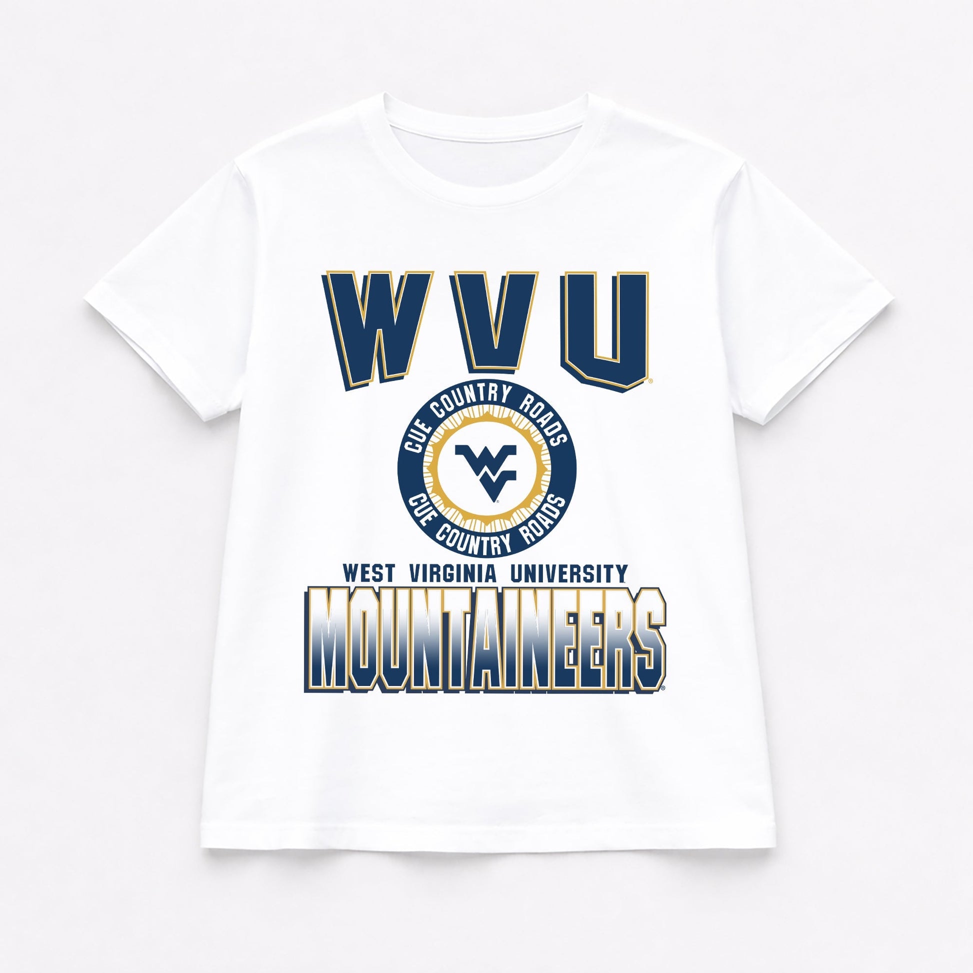 WEST VIRGINIA MOUNTAINEERS ALL-TIME CLASSIC SHORT SLEEVE FLOWY TEE