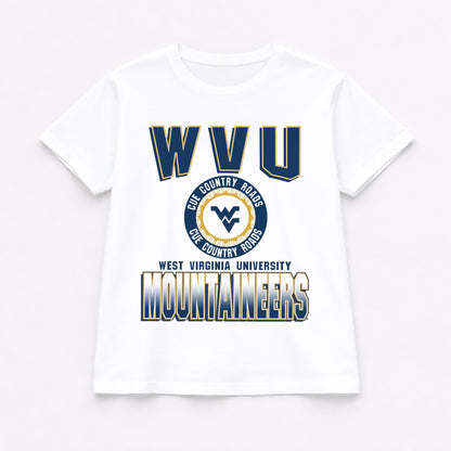 WEST VIRGINIA MOUNTAINEERS ALL-TIME CLASSIC SHORT SLEEVE FLOWY TEE
