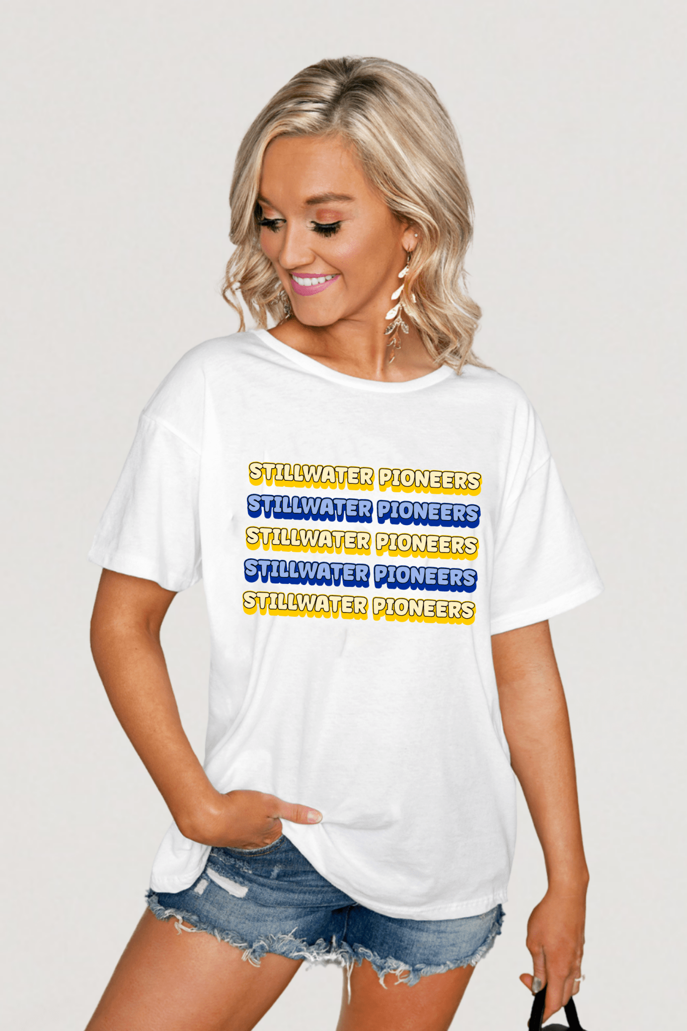 STILLWATER PIONEERS SHORT SLEEVE FLOWY TEE - The Club