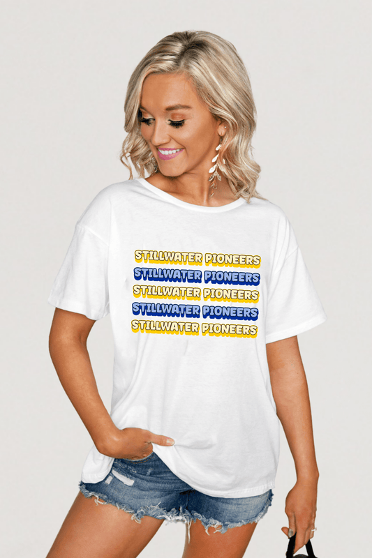 STILLWATER PIONEERS SHORT SLEEVE FLOWY TEE - The Club