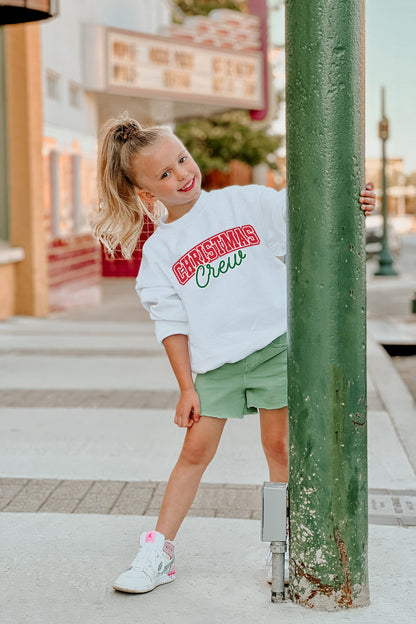 CHRISTMAS CREW KIDS CREW SWEATSHIRT