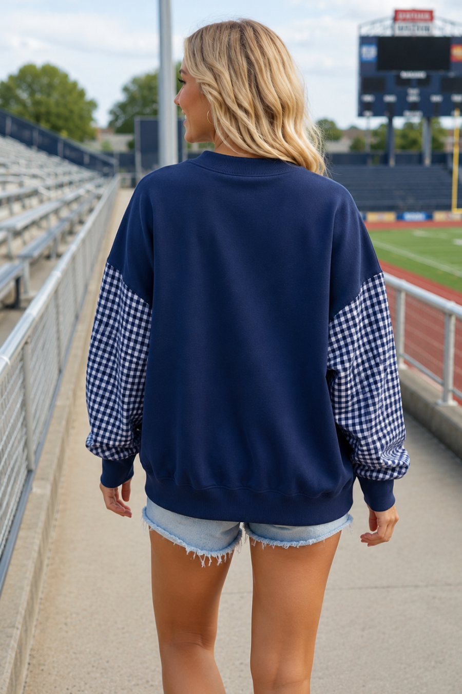 *PRE-ORDER* PB001 - BIXBY SPARTANS APPLIQUE SWEATSHIRT