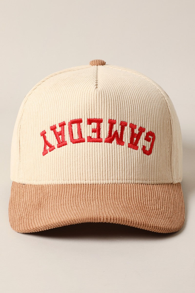 UPSIDE DOWN GAMEDAY RETRO CORDED HAT