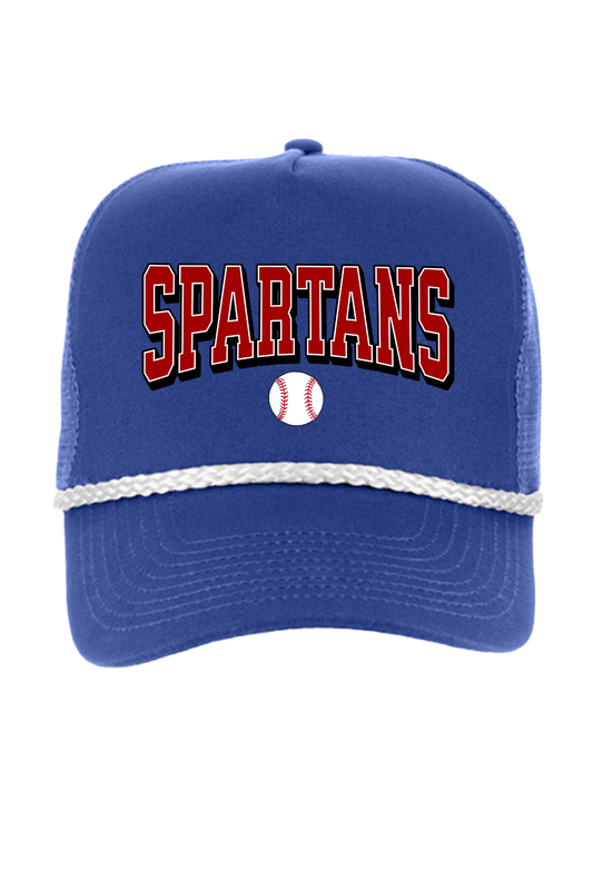 BIXBY SPARTANS BASEBALL ROPE HAT