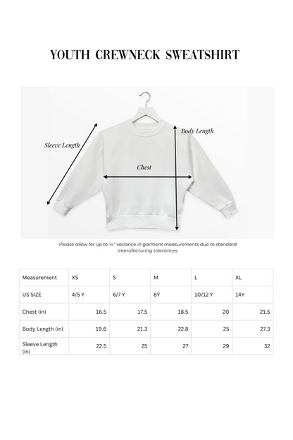 STILLWATER PIONEERS YOUTH PREMIUM FLEECE CREWNECK SWEATSHIRT - The Club