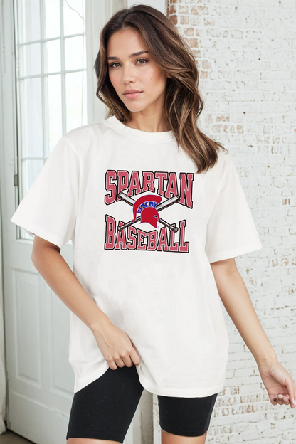 BIXBY BASEBALL VINTAGE WASH BOYFRIEND TEE