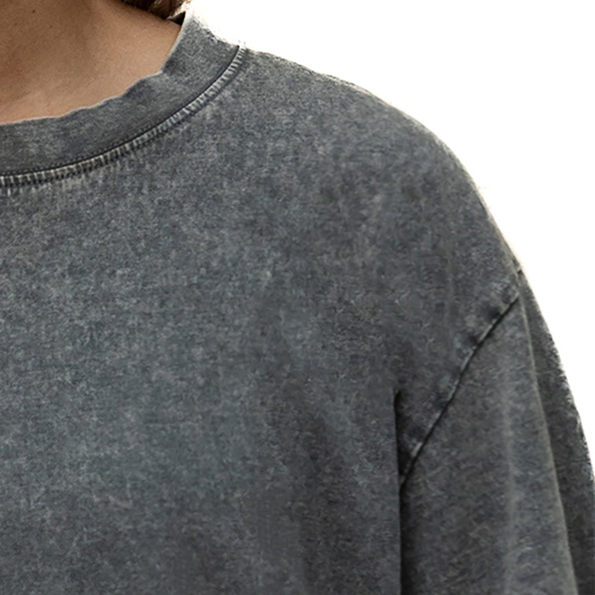 ARMY BLACK KNIGHTS THROWBACK RELAXED FIT SNOW WASH SHORT SLEEVE CLASSIC CREWNECK TEE WITH RIBBED NECKLINE