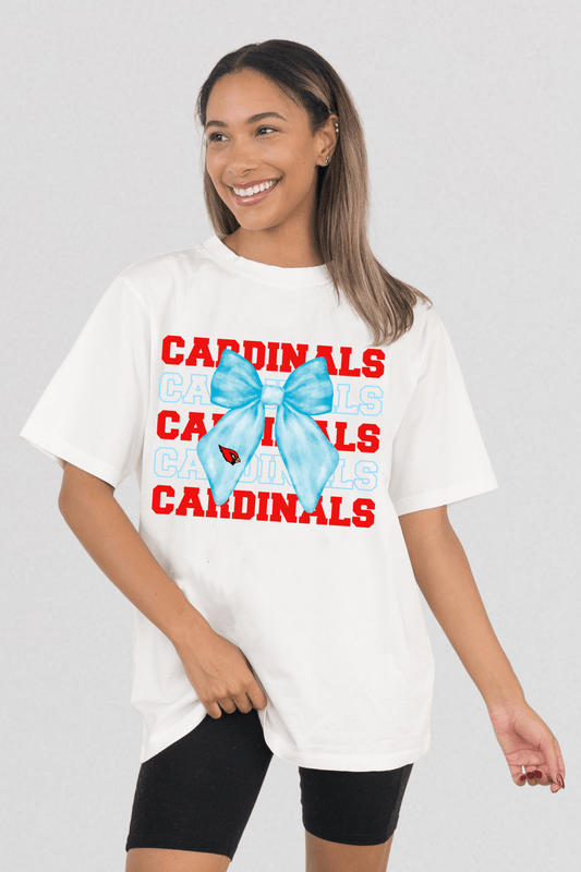 COLLINSVILLE CARDINALS VINTAGE WASH BOYFRIEND TEE - The Club