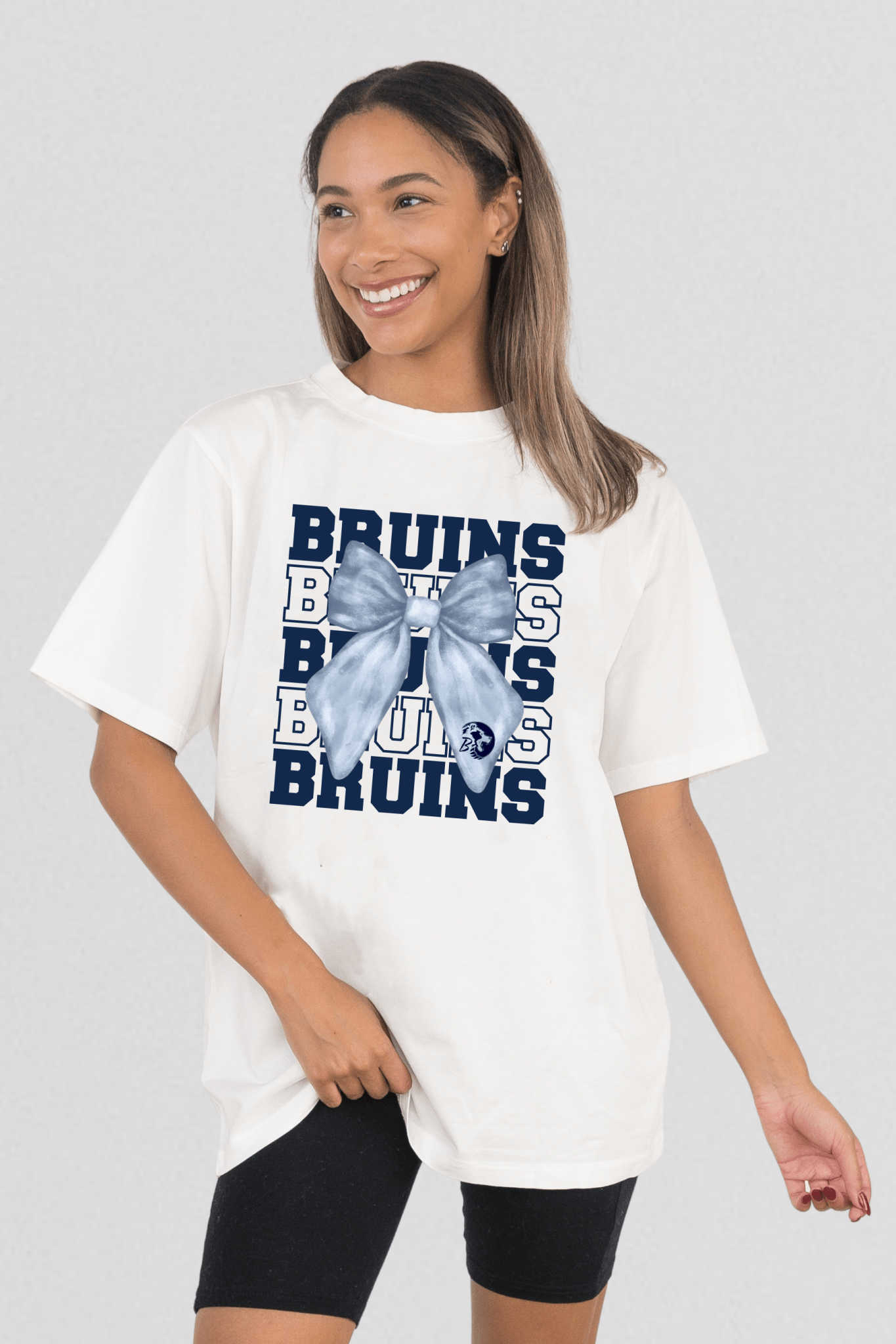 BARTLESVILLE BRUINS VINTAGE WASH BOYFRIEND TEE - The Club