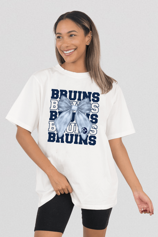 BARTLESVILLE BRUINS VINTAGE WASH BOYFRIEND TEE - The Club