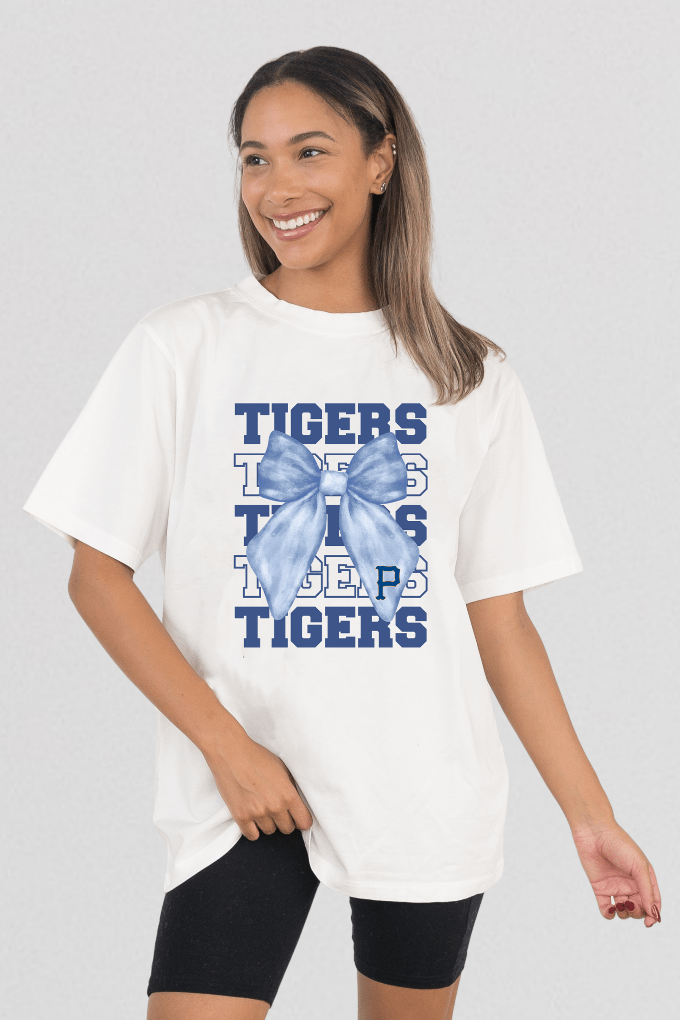 PRYOR TIGERS VINTAGE WASH BOYFRIEND TEE - The Club