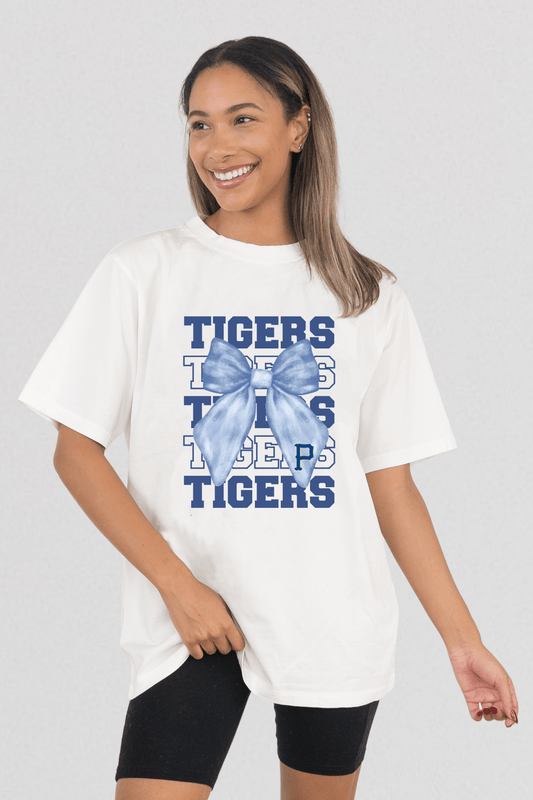 PRYOR TIGERS VINTAGE WASH BOYFRIEND TEE - The Club