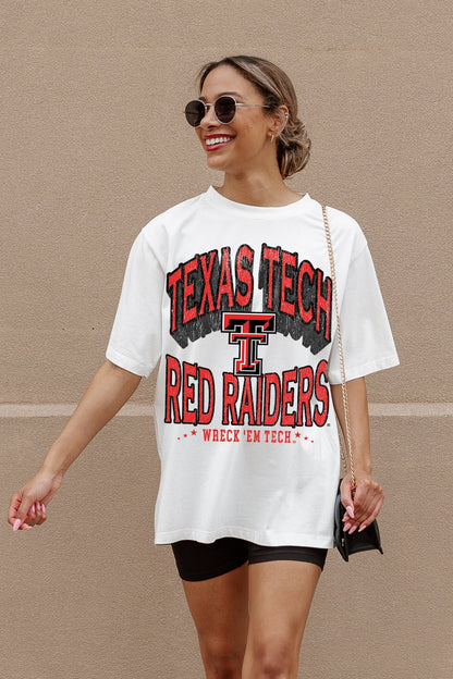 TEXAS TECH RED RAIDERS SHAKEDOWN OVERSIZED CREWNECK TEE