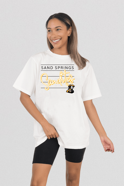 SAND SPRINGS SANDITES VINTAGE WASH BOYFRIEND TEE - The Club