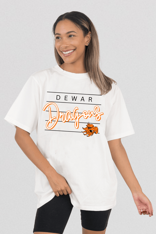 DEWAR DRAGONS VINTAGE WASH BOYFRIEND TEE - The Club