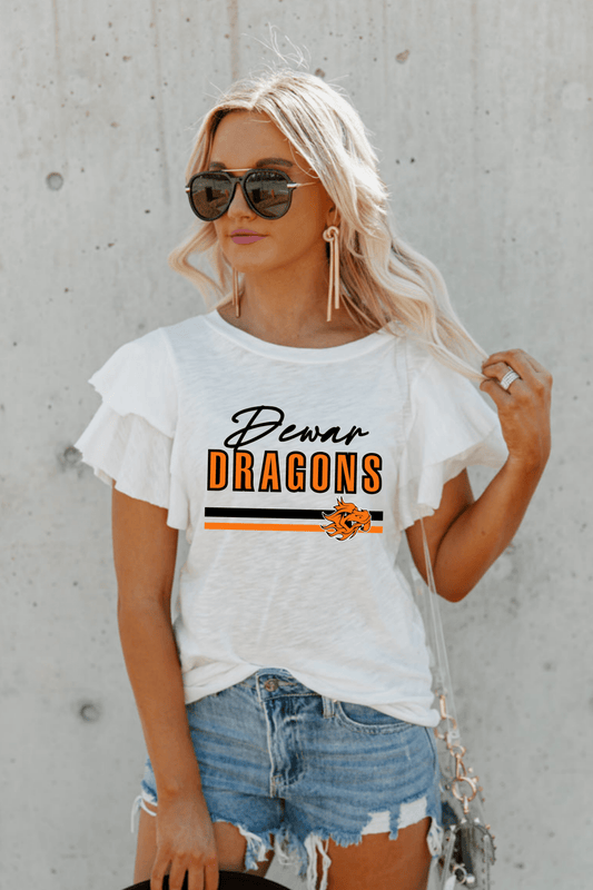 DEWAR DRAGONS FLUTTER SLEEVE TEE - The Club
