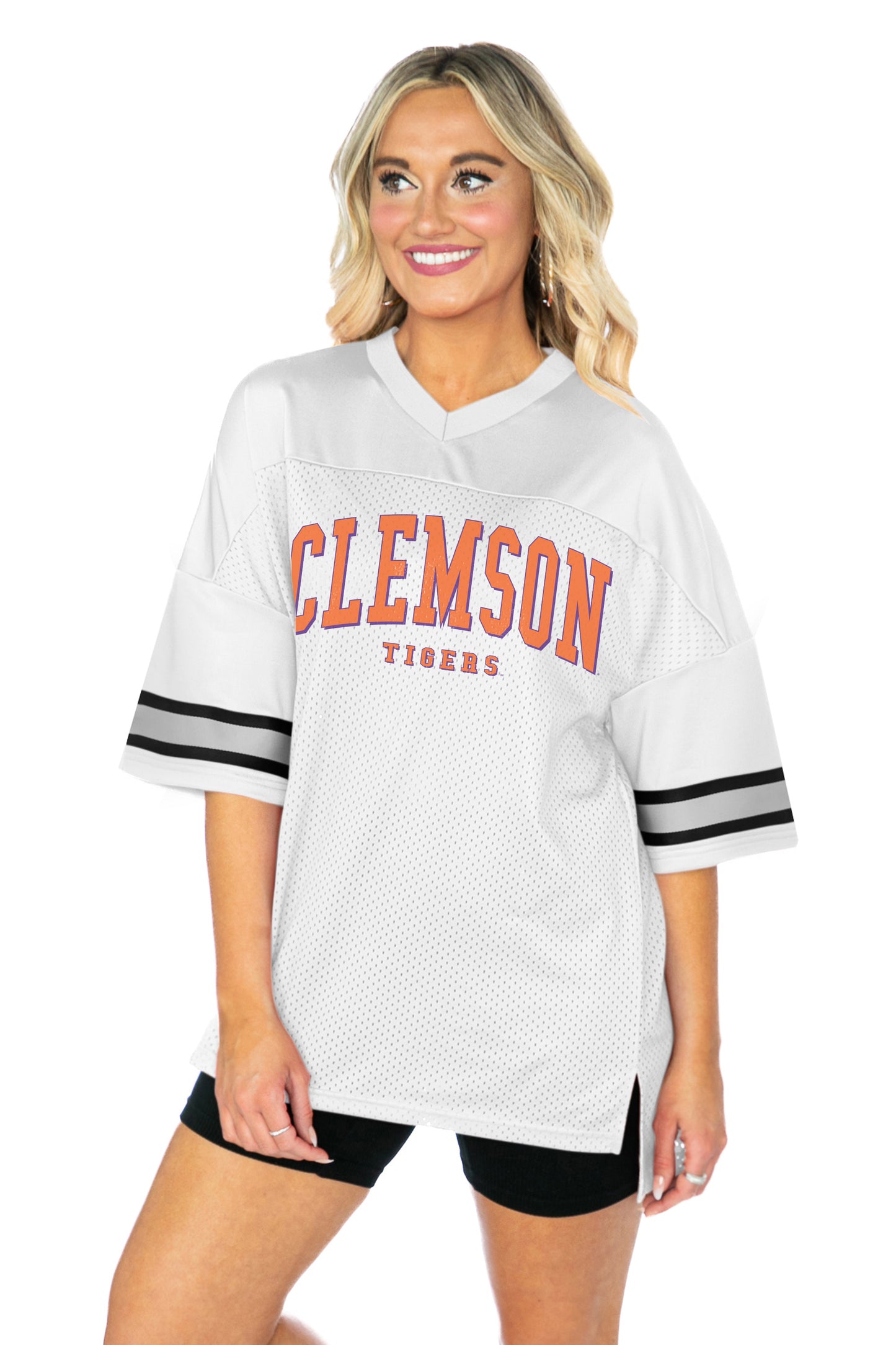 CLEMSON TIGERS OPTION PLAY ICONIC OVERSIZED FASHION JERSEY